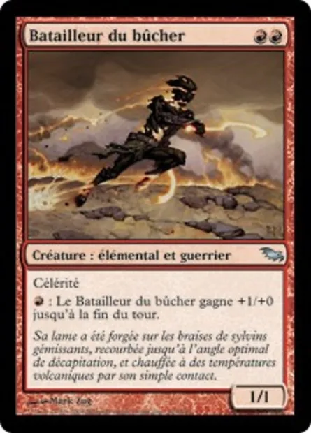 Batailleur du bûcher, carte Magic SHM 103 — extension Sombrelande