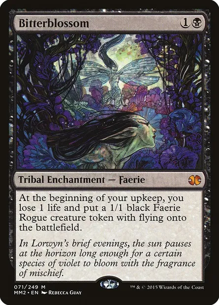 Bitterblossom, Magic card MM2 71 — Modern Masters 2015 set