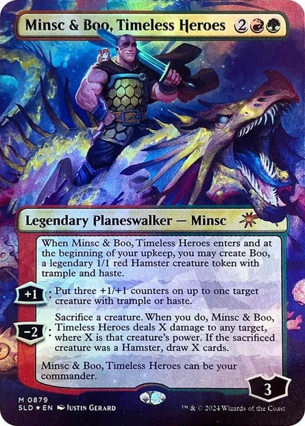 Minsc & Boo, Timeless Heroes, Magic card SLD 879 — Secret Lair Drop set