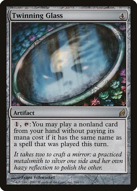 Twinning Glass, Magic card LRW 264 — Lorwyn set