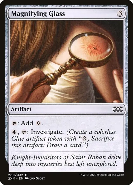 Magnifying Glass, Magic card 2XM 269 — Double Masters set