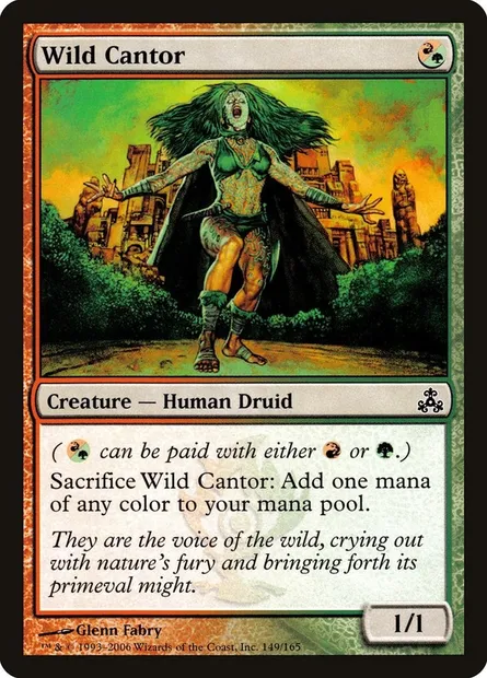 Wild Cantor, Magic card GPT 149 — Guildpact set