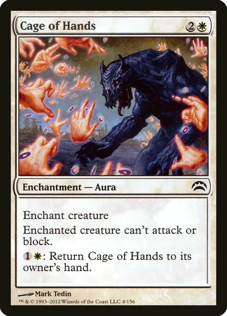 Cage of Hands, Magic card PC2 4 — Planechase 2012 set