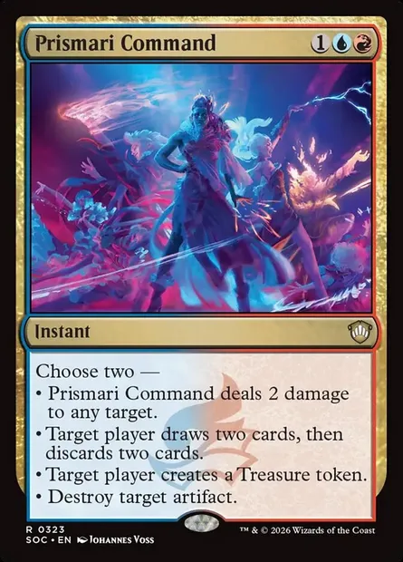 Prismari Command, Magic card SOC 323 — Secrets of Strixhaven Commander set