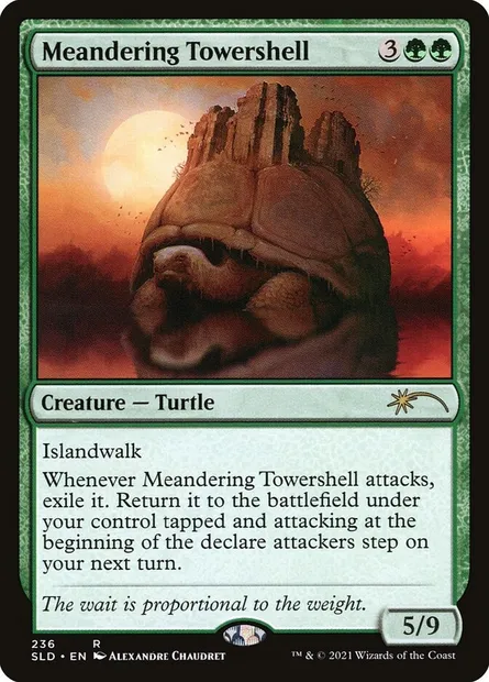 Meandering Towershell, Magic card SLD 236 — Secret Lair Drop set