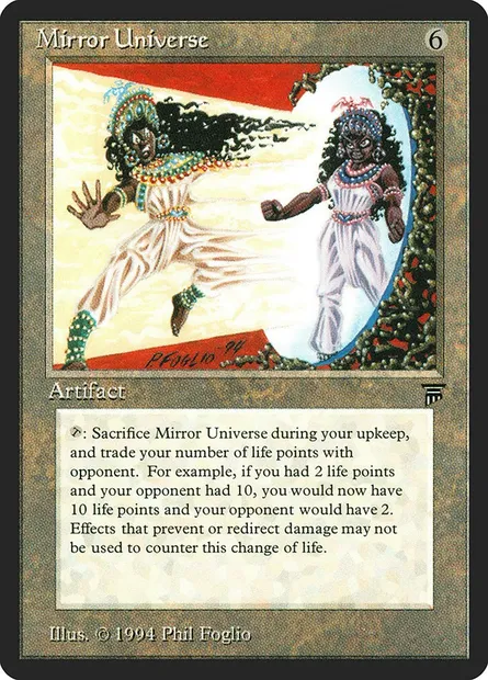 Mirror Universe, Magic card LEG 287 — Legends set