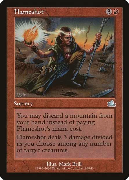 Flameshot, Magic card PCY 90 — Prophecy set