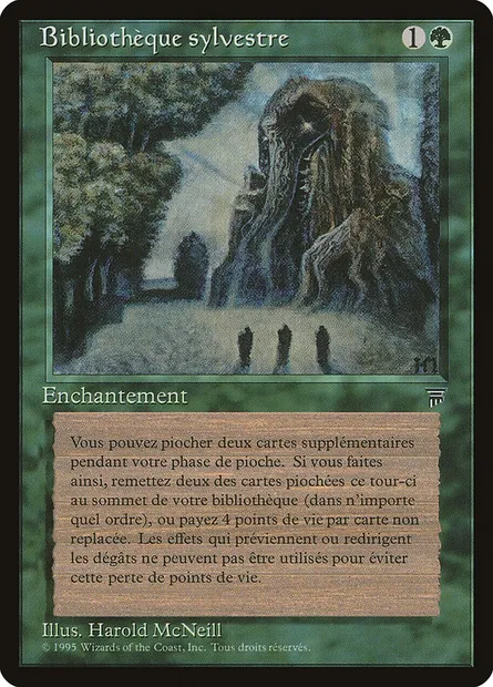 Sylvan Library, Magic card REN 158 — Renaissance set