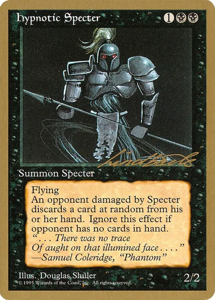 Hypnotic Specter, Magic card PTC ll142 — Pro Tour Collector Set set