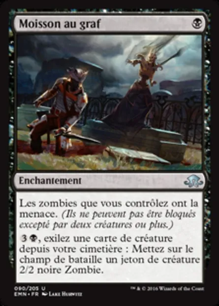 Moisson au graf, carte Magic EMN 90 — extension La lune hermétique