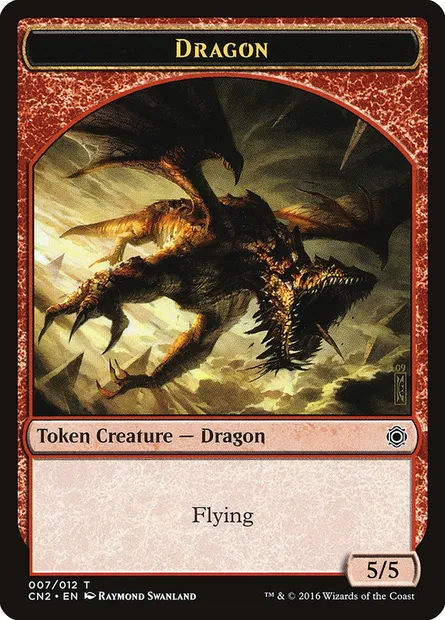 Dragon, Magic card TCN2 7 — Conspiracy: Take the Crown Tokens set
