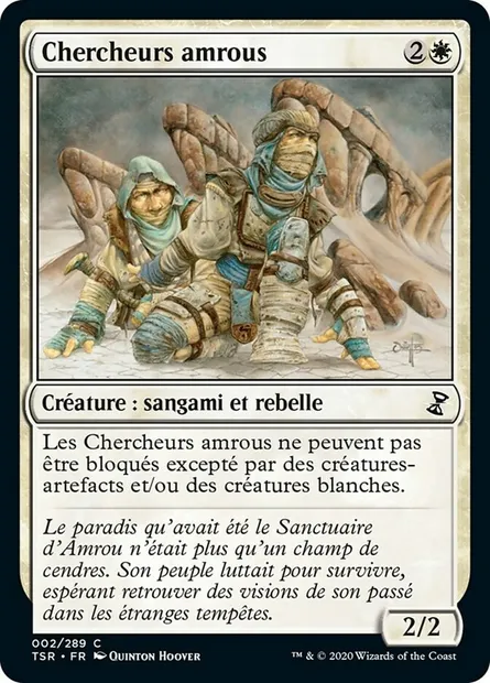 Chercheurs amrous, carte Magic TSR 2 — extension Spirale Temporelle Remastered
