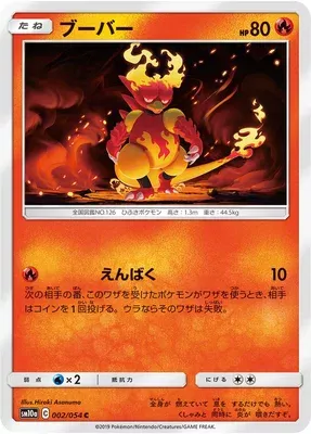 Magmar, carte Pokémon SM10a 002 — extension GG End