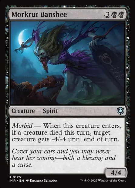 Morkrut Banshee, Magic card INR 125 — Innistrad Remastered set