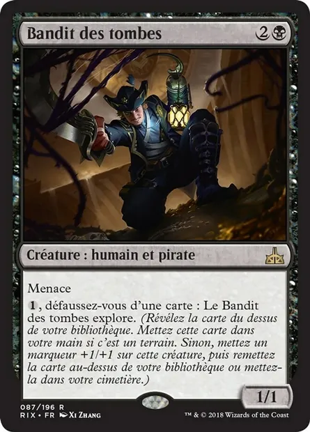 Bandit des tombes, carte Magic RIX 87 — extension Les combattants d'Ixalan