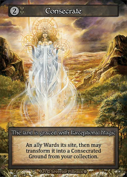 Consecrate, carte Sorcery GOT 227 — extension Gothic