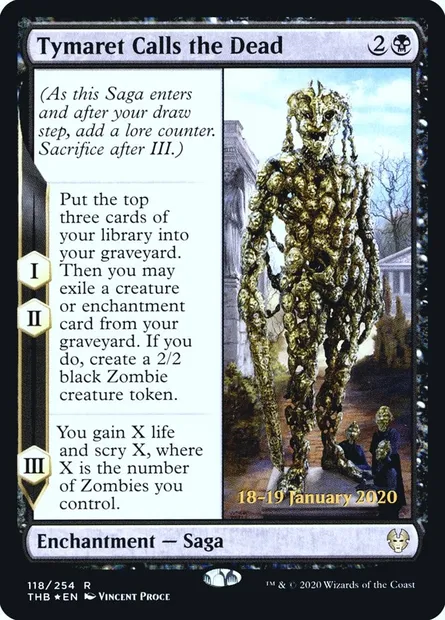 Tymaret Calls the Dead, Magic card PTHB 118s — Theros Beyond Death Promos set