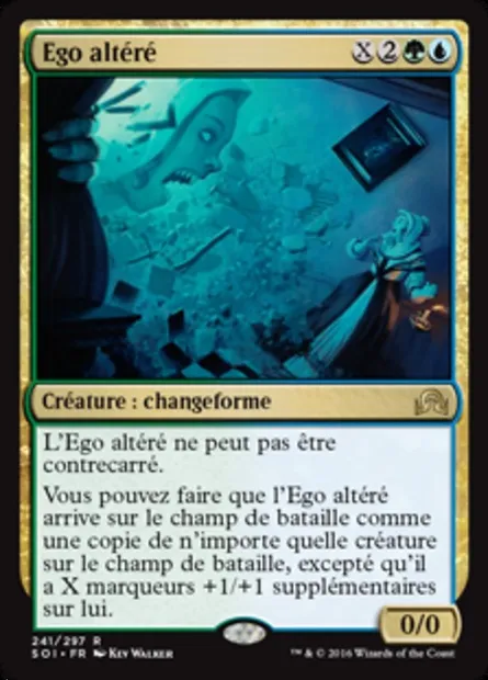 Ego altéré, carte Magic SOI 241 — extension Ténèbres sur Innistrad