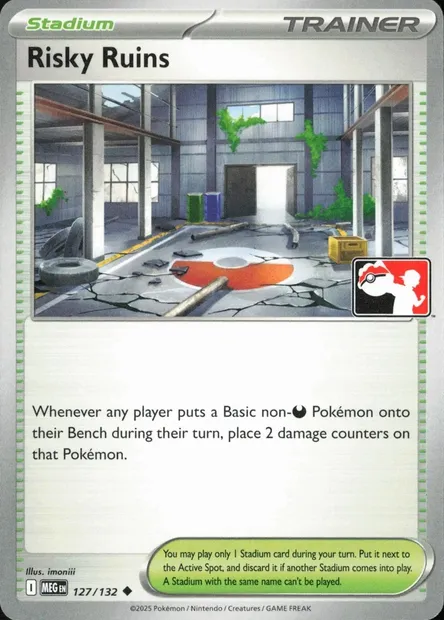 Risky Ruins, Pokémon card PPS 127-4 — Play! Pokémon Prize Pack Series set