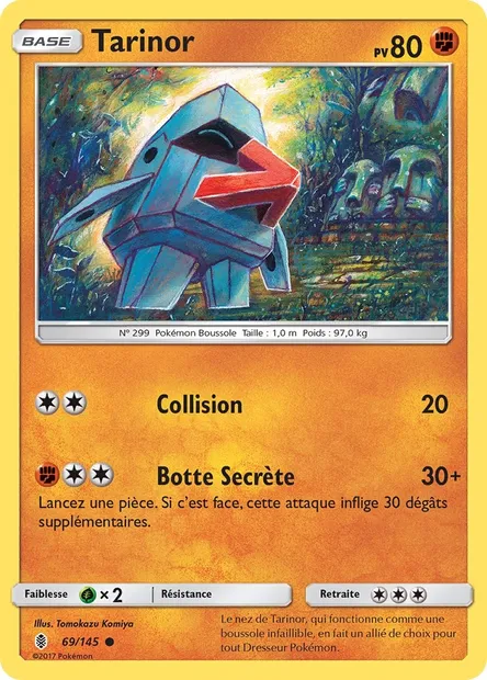 Tarinor, carte Pokémon GRI 69 — extension Gardiens Ascendants