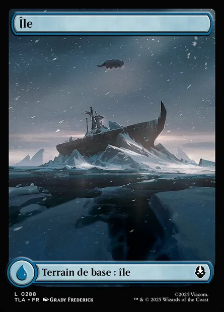 Île, carte Magic TLA 288 — extension Avatar: The Last Airbender