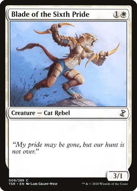 Blade of the Sixth Pride, Magic card TSR 9 — Time Spiral Remastered set