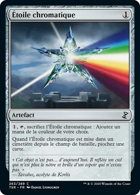 Étoile chromatique, carte Magic TSR 263 — extension Spirale Temporelle Remastered