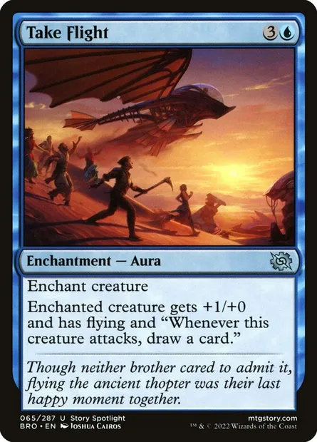 Take Flight, Magic card BRO 65 — The Brothers' War set