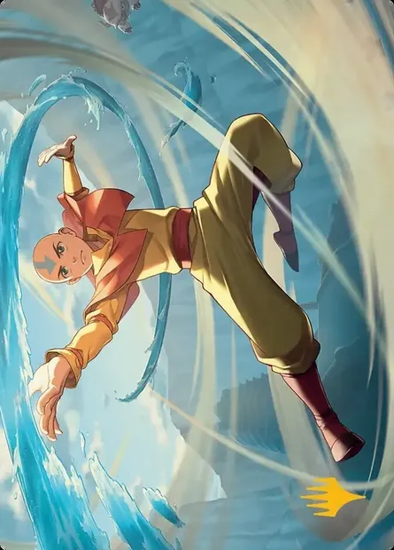 Aang, Swift Savior // Aang, Swift Savior, Magic card ATLA 20 — Avatar: the Last Airbender Art Series set