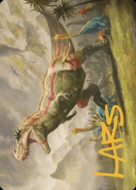 Ghalta, Stampede Tyrant // Ghalta, Stampede Tyrant, Magic card ALCI 24 — The Lost Caverns of Ixalan Art Series set