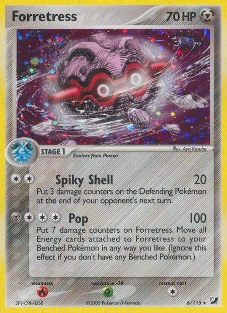 Forretress, Pokémon card UF 6 — Unseen Forces set