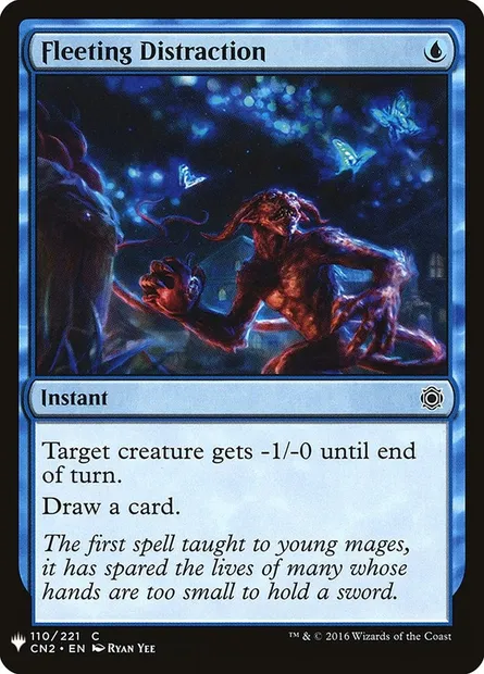 Fleeting Distraction, Magic card PLST CN2-110 — The List set