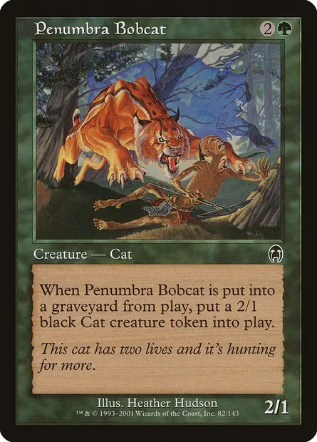 Penumbra Bobcat, Magic card APC 82 — Apocalypse set