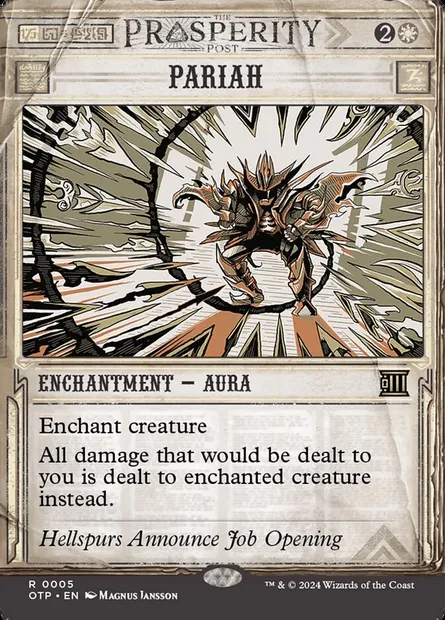 Pariah, Magic card OTP 5 — Breaking News set