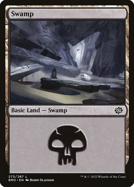 Swamp, Magic card BRO 273 — The Brothers' War set