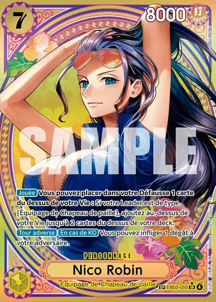 Nico Robin, carte One Piece EB03-055 — extension ONE PIECE HEROINES EDITION