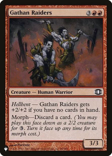 Gathan Raiders, Magic card PLST FUT-99 — The List set