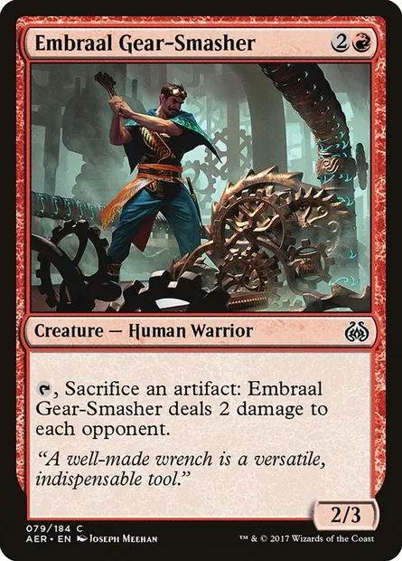 Embraal Gear-Smasher, Magic card AER 79 — Aether Revolt set