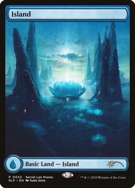Île, carte Magic SLP 32 — extension Secret Lair Promo