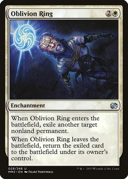 Oblivion Ring, Magic card MM2 29 — Modern Masters 2015 set