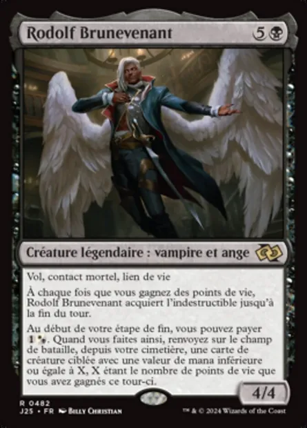 Rodolf Brunevenant, carte Magic J25 482 — extension Foundations Jumpstart