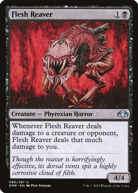 Flesh Reaver, Magic card DMR 86 — Dominaria Remastered set