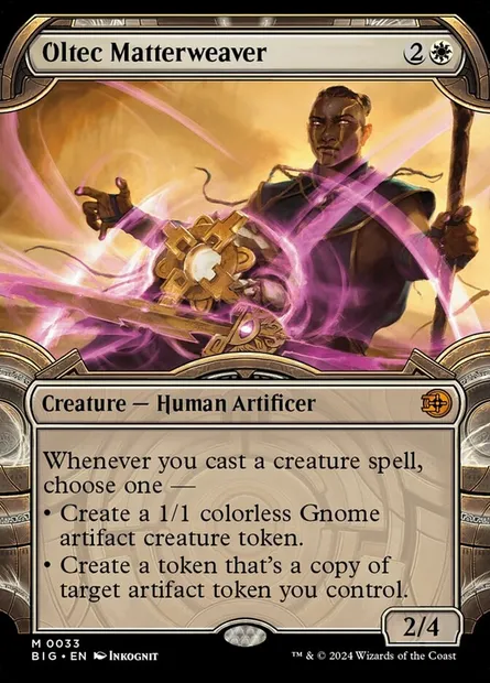 Oltec Matterweaver, Magic card BIG 33 — The Big Score set