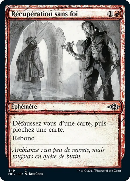 Récupération sans foi, carte Magic MH2 349 — extension Horizons du Modern 2
