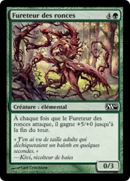 Fureteur des ronces, carte Magic M10 171 — extension Magic 2010