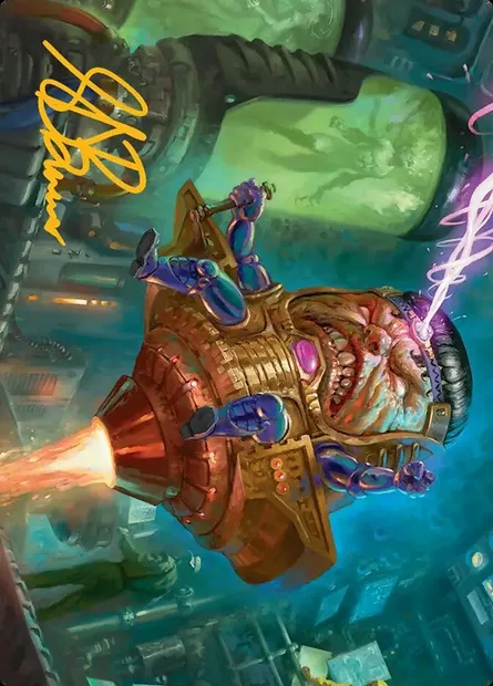 M.O.D.O.K. // M.O.D.O.K., Magic card AMSH 9 — Marvel Super Heroes Art Series set