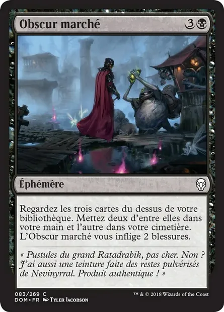 Obscur marché, carte Magic DOM 83 — extension Dominaria