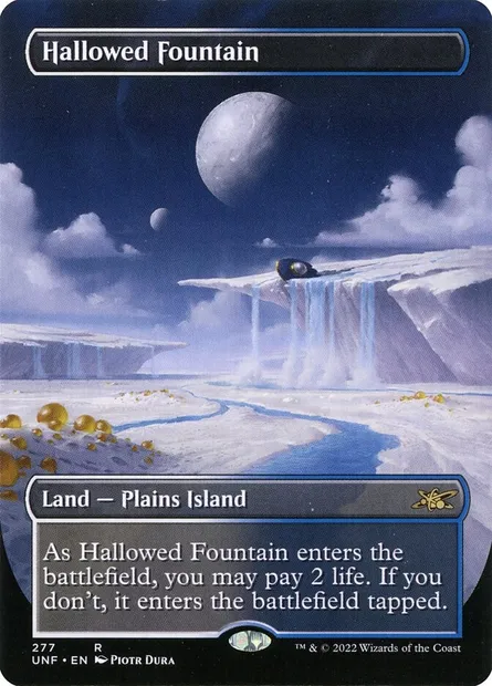 Fontaine sacrée, carte Magic UNF 277 — extension Unfinity