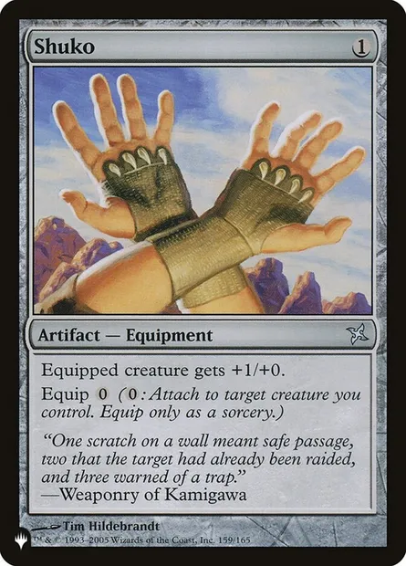 Shuko, Magic card PLST BOK-159 — The List set