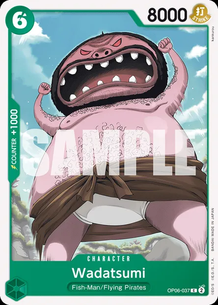 Wadatsumi, carte One Piece OP06-037 — extension ONE PIECE CARD THE BEST